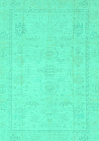 Abstract Turquoise Modern Rug, abs2453turq