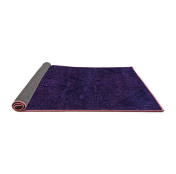 Sideview of Persian Purple Bohemian Rug, abs2454pur
