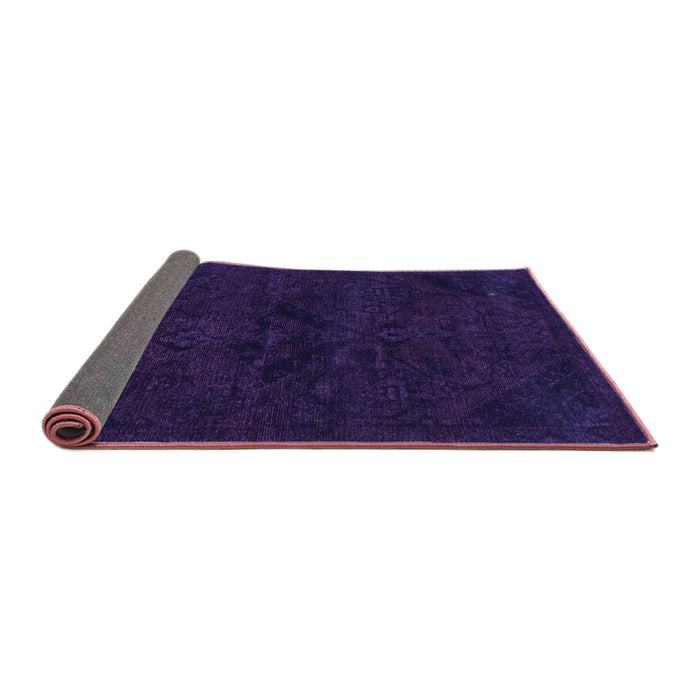 Sideview of Persian Purple Bohemian Rug, abs2454pur