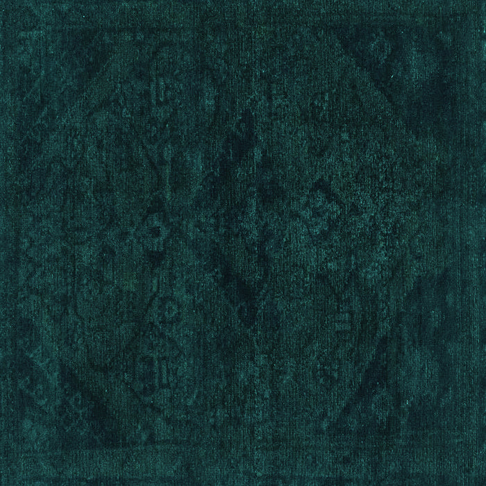 Square Persian Turquoise Bohemian Rug, abs2454turq