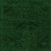 Square Persian Green Bohemian Rug, abs2454grn