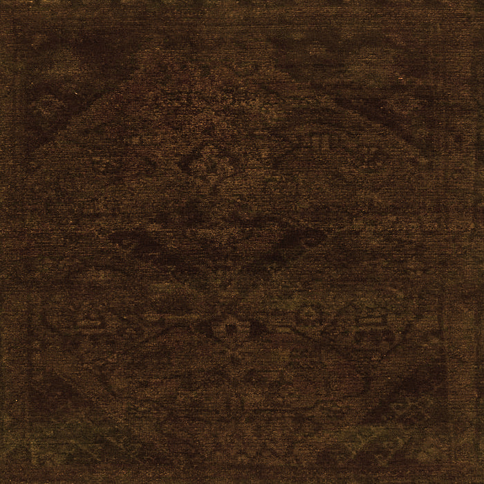 Square Persian Orange Bohemian Rug, abs2454org