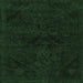 Square Persian Emerald Green Bohemian Rug, abs2454emgrn