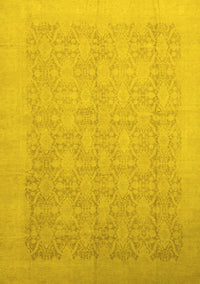 Oriental Yellow Traditional Rug, abs2455yw