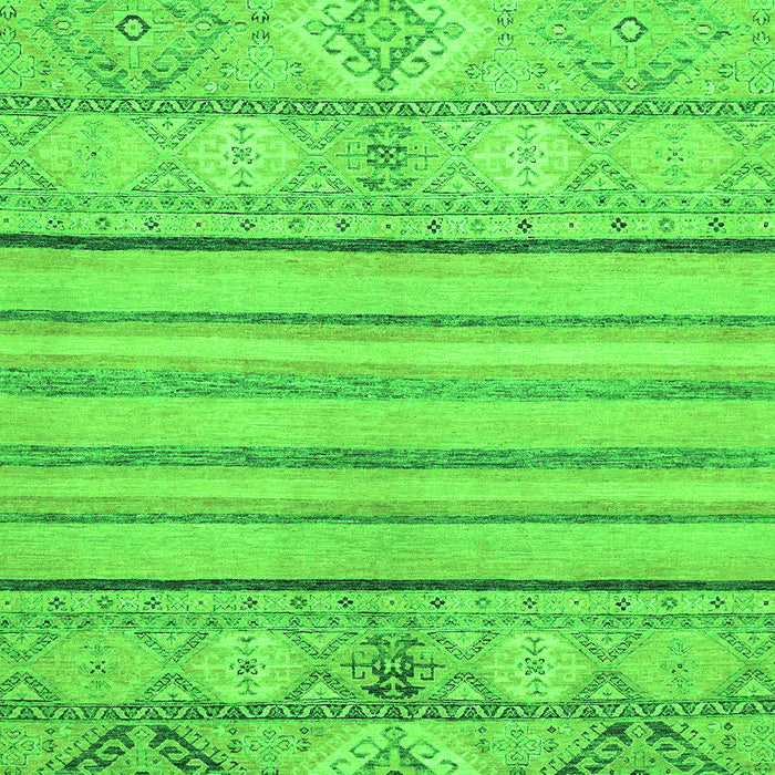 Machine Washable Abstract Green Modern Area Rugs, wshabs2456grn