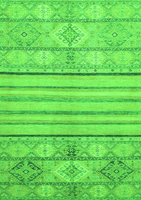 Abstract Green Modern Rug, abs2456grn