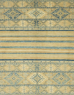 Abstract Copper Green Modern Rug, abs2456
