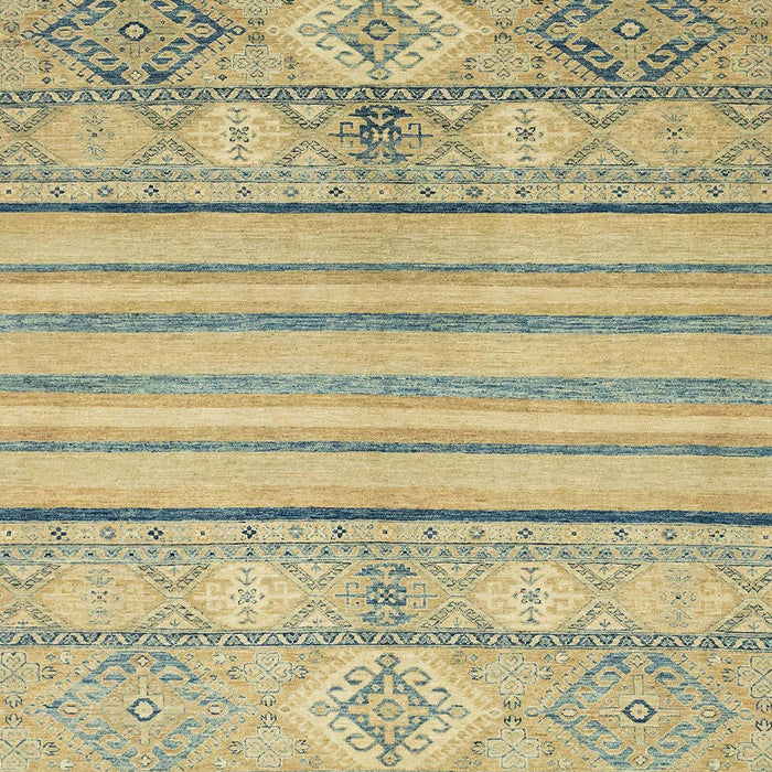 Abstract Copper Green Modern Rug, abs2456