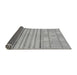 Sideview of Abstract Gray Modern Rug, abs2456gry