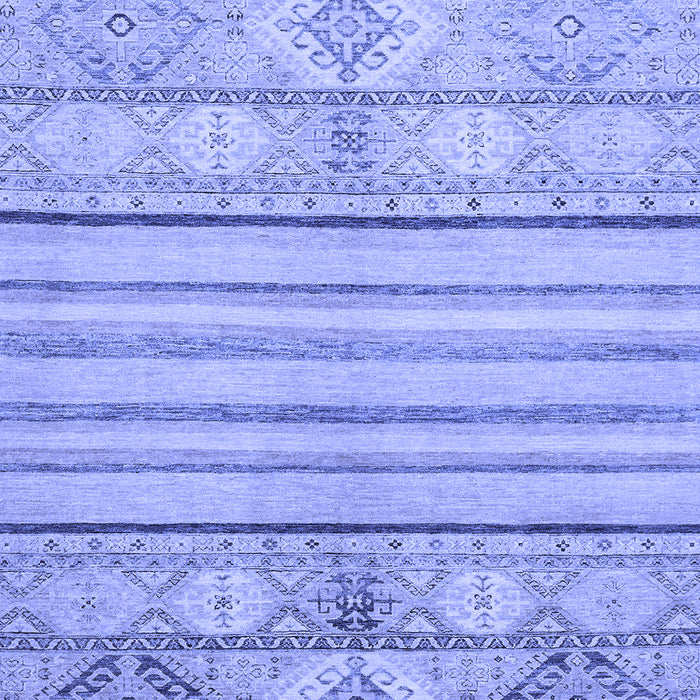 Abstract Blue Modern Rug, abs2456blu