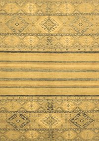 Abstract Brown Modern Rug, abs2456brn