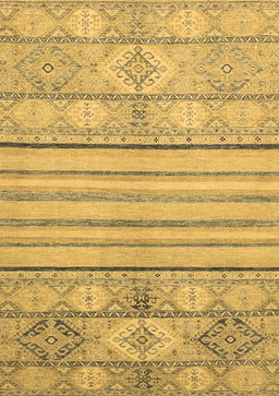 Abstract Brown Modern Rug, abs2456brn