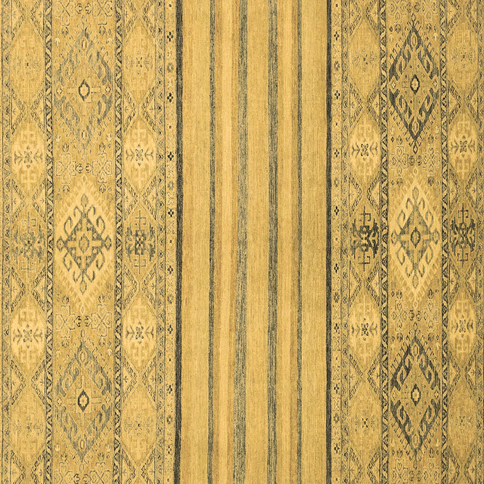 Square Machine Washable Abstract Brown Modern Rug, wshabs2456brn