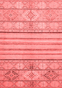 Abstract Red Modern Rug, abs2456red