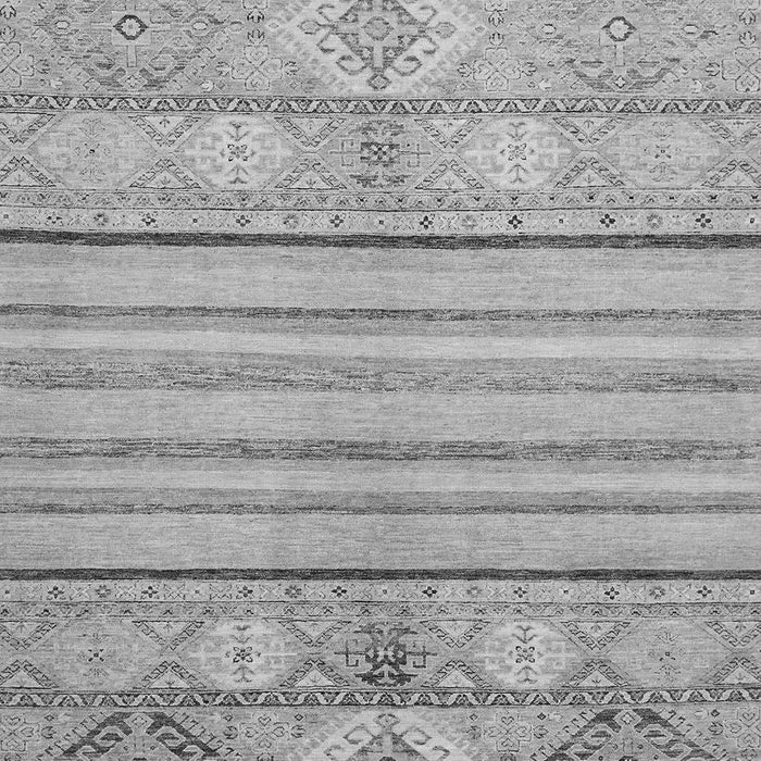 Machine Washable Abstract Gray Modern Rug, wshabs2456gry