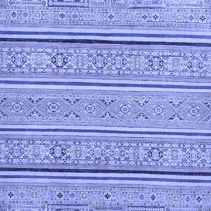 Machine Washable Abstract Blue Modern Rug, wshabs2457blu