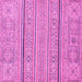 Square Abstract Pink Modern Rug, abs2457pnk