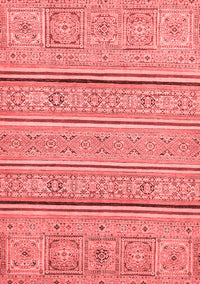 Abstract Red Modern Rug, abs2457red