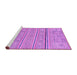 Sideview of Machine Washable Abstract Purple Modern Area Rugs, wshabs2457pur