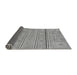 Sideview of Abstract Gray Modern Rug, abs2457gry