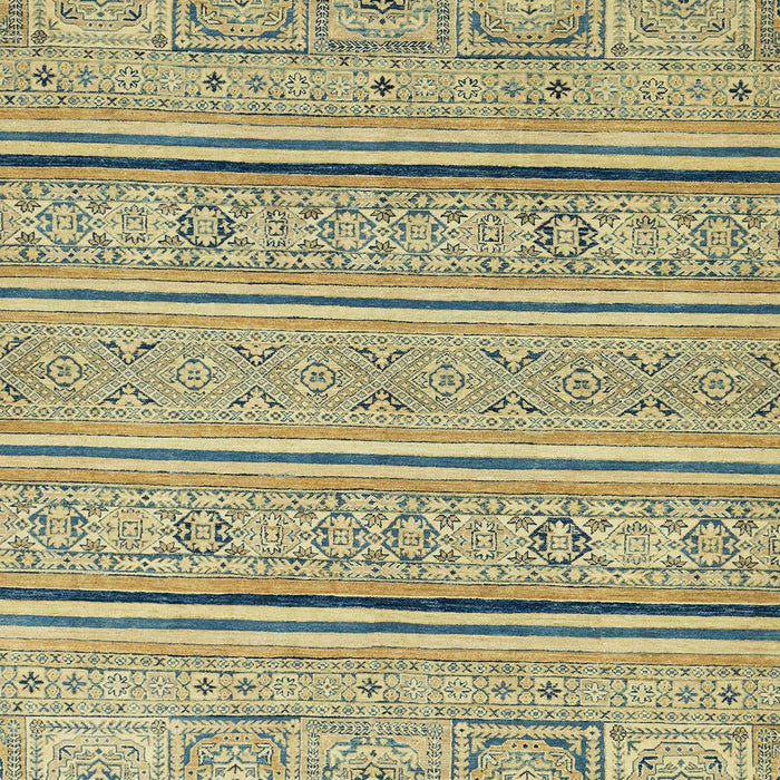 Machine Washable Abstract Dark Moccasin Green Rug, wshabs2457