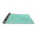 Sideview of Solid Light Blue Modern Rug, abs2458lblu