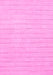 Machine Washable Solid Pink Modern Rug, wshabs2458pnk