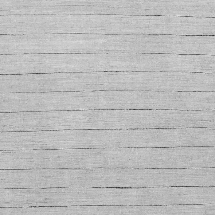 Machine Washable Solid Gray Modern Rug, wshabs2458gry