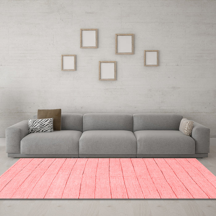 Modern Red Washable Rugs