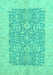 Oriental Turquoise Traditional Rug, abs2459turq