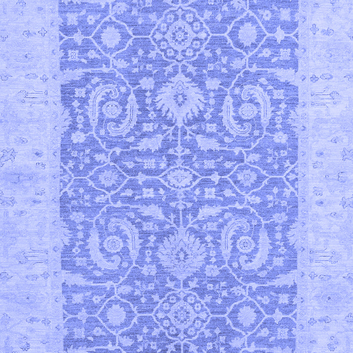 Machine Washable Oriental Blue Traditional Rug, wshabs2459blu