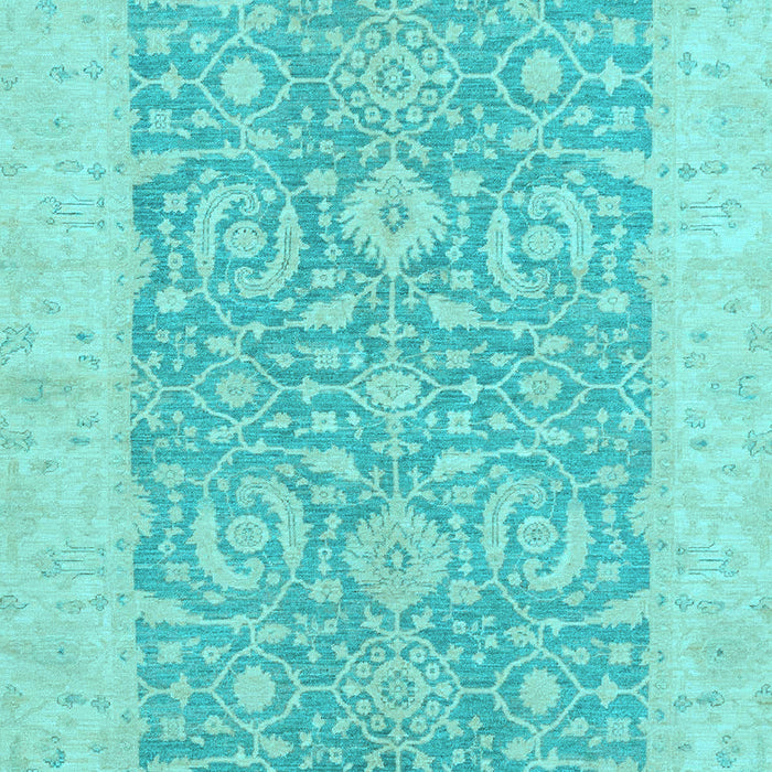 Machine Washable Oriental Light Blue Traditional Rug, wshabs2459lblu
