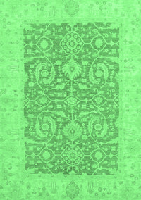 Oriental Emerald Green Traditional Rug, abs2459emgrn