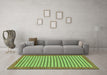 Machine Washable Abstract Turquoise Modern Area Rugs in a Living Room,, wshabs245turq