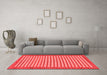 Modern Red Washable Rugs