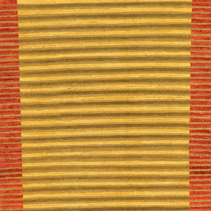 Machine Washable Abstract Orange Red Rug, wshabs245