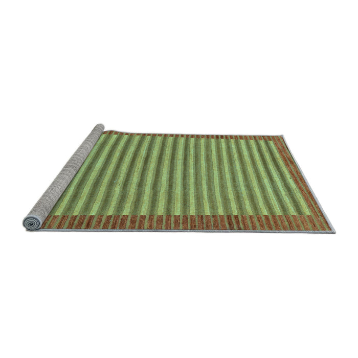 Sideview of Machine Washable Abstract Light Blue Modern Rug, wshabs245lblu