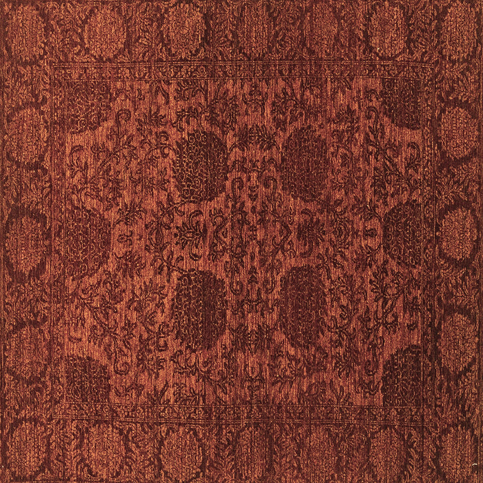 Square Abstract Brown Modern Rug, abs2460brn