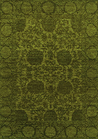 Abstract Green Modern Rug, abs2460grn