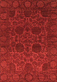 Abstract Orange Modern Rug, abs2460org