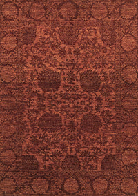 Abstract Brown Modern Rug, abs2460brn