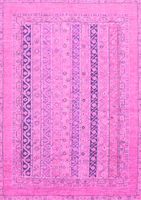 Abstract Pink Modern Rug, abs2461pnk