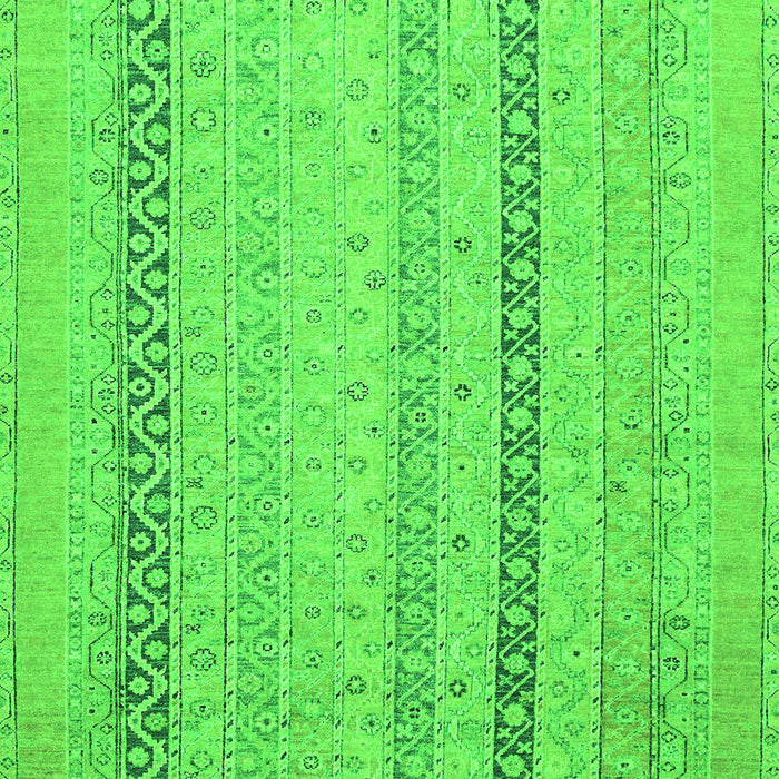 Machine Washable Abstract Green Modern Area Rugs, wshabs2461grn