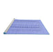 Sideview of Machine Washable Abstract Blue Modern Rug, wshabs2461blu