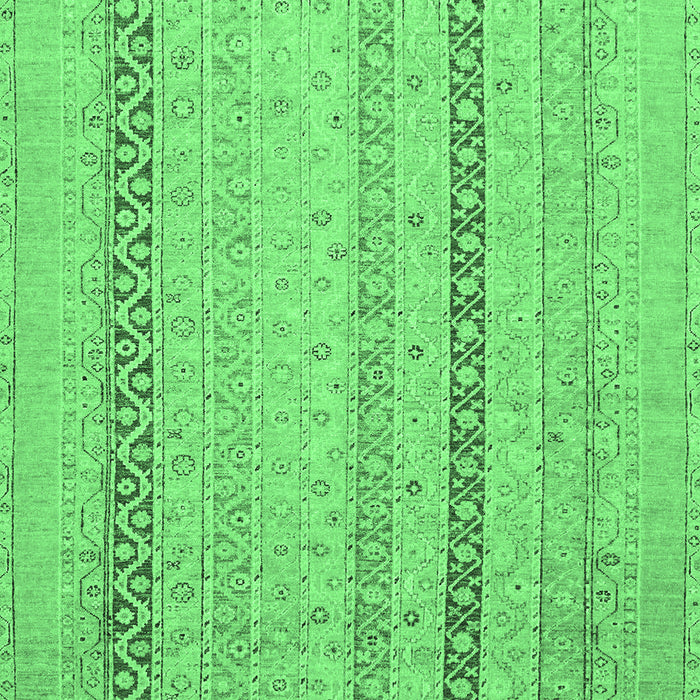 Machine Washable Abstract Emerald Green Modern Area Rugs, wshabs2461emgrn