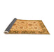 Sideview of Oriental Orange Traditional Rug, abs2462org