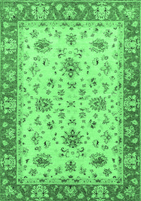 Oriental Emerald Green Traditional Rug, abs2462emgrn