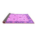 Sideview of Oriental Purple Traditional Rug, abs2462pur