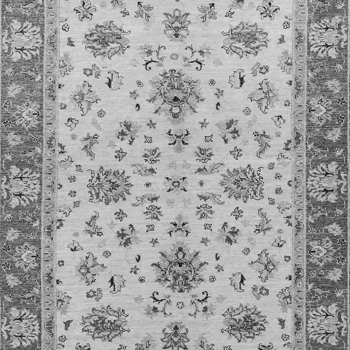 Machine Washable Oriental Gray Traditional Rug, wshabs2462gry
