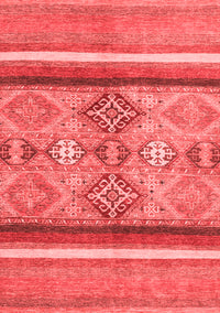 Abstract Red Modern Rug, abs2463red